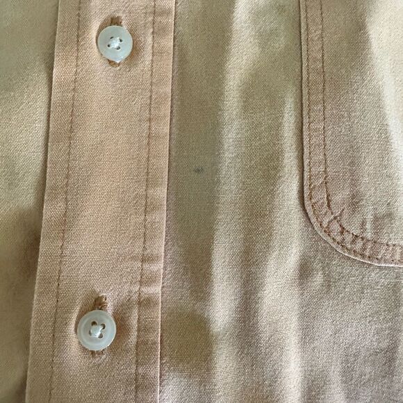 EUC Eddie Bauer Mens Long Sleeve Button Up Shirt with Pockets - Size Large - Picture 6 of 6